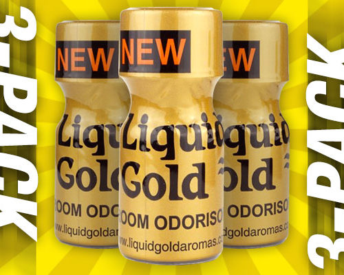 Liquid gold room odourisers 3-pack