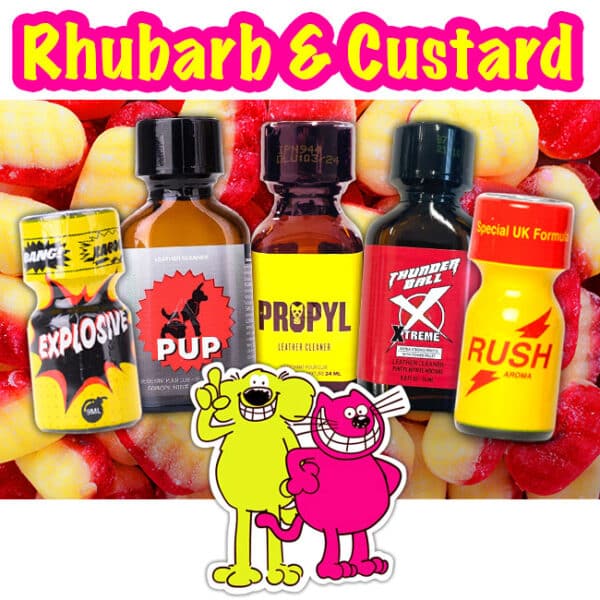 Rhubarb & custard packs prowler poppers
